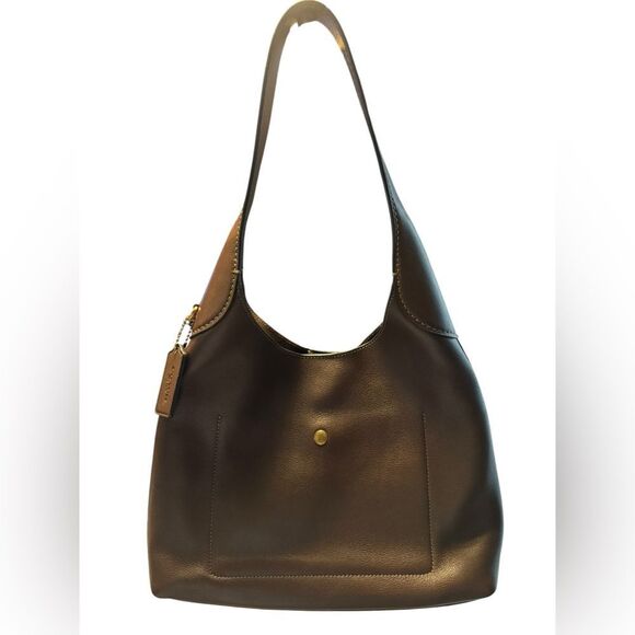 Coach Brooklyn 28 Medium Leather Shoulder Bag - Picture 2 of 5